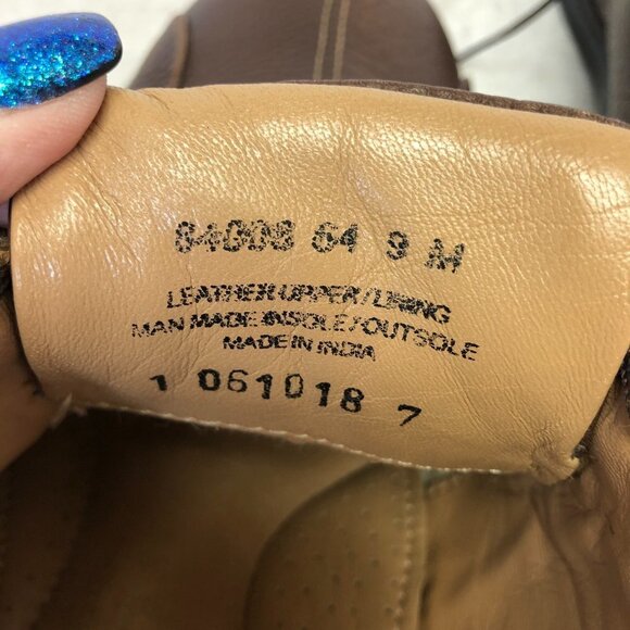 Nunn Bush Men's Leather Lace Up Brown Oxford Loafers Size 9 - Picture 8 of 16